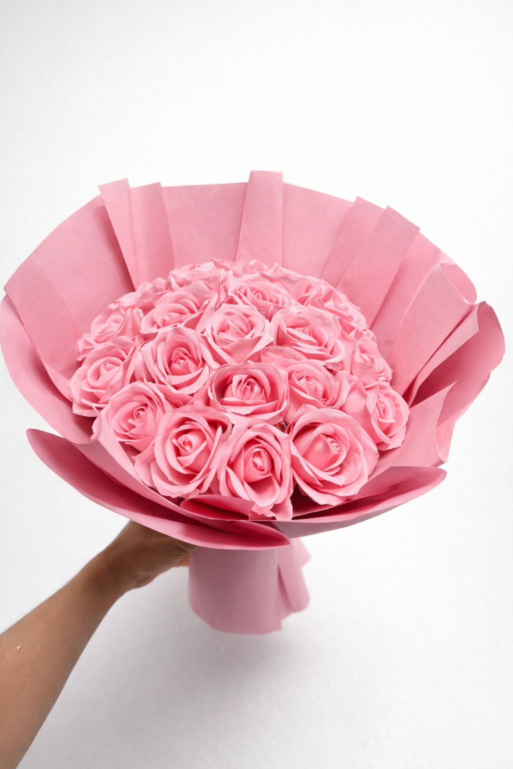 8pc Silk Rose